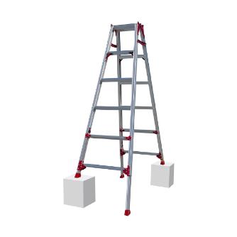 （株）ピカコーポレイション はしご兼用脚立 スタンダードタイプ すぐノビ SCP はしご兼用脚立　スタンダードタイプ SCP-180