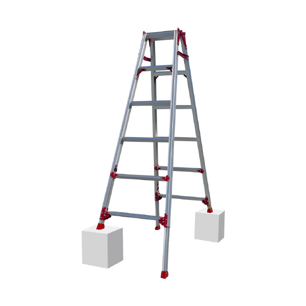 （株）ピカコーポレイション はしご兼用脚立 スタンダードタイプ すぐノビ SCP はしご兼用脚立　スタンダードタイプ SCP-180