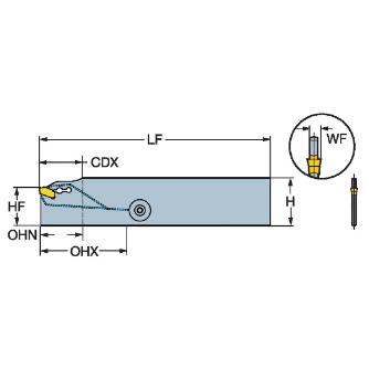 サンドビック（株） コロカットQD ブレード QD-NR コロカットＱＤ　ブレード　【Ｆ】 QD-NR1F33C25A