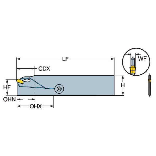 サンドビック（株） コロカットQD ブレード QD-NR コロカットＱＤ　ブレード　【Ｆ】 QD-NR1F33C25A