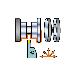 サンドビック（株） コロカット1・2カッティングヘッド【F】 C4-RF コロカット１・２カッティングヘッド【Ｆ】 C4-RF123K25C27070E