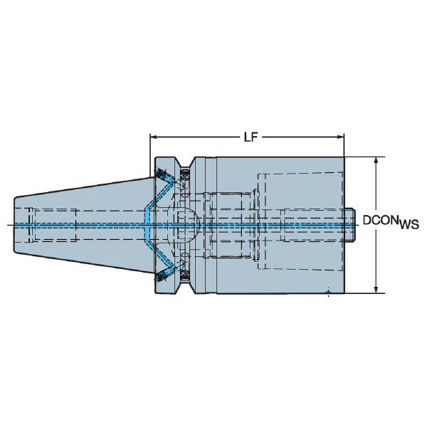 サンドビック（株） ベーシックアダプタ C6-390B ベーシックアダプタ　【Ｅ】 C6-390B.55-40 075