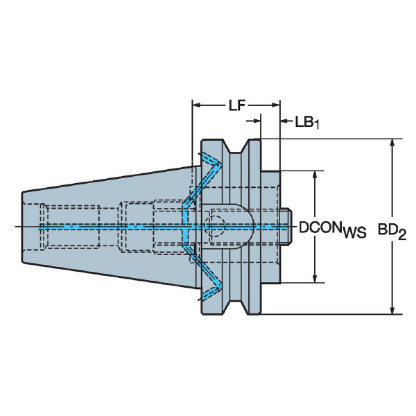 サンドビック（株） ベーシックアダプタ C6-390B ベーシックアダプタ　【Ｅ】 C6-390B.558-50 050