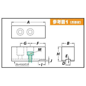 （株）アーム産業 北川用鉄生爪 N 北川用鉄生爪 N-15/18 H60