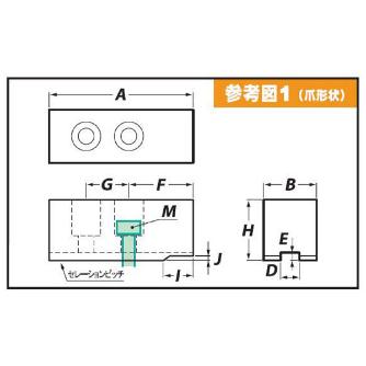 （株）アーム産業 豊和用鉄生爪 HO7MA 豊和用鉄生爪 HO7MA-6 H30