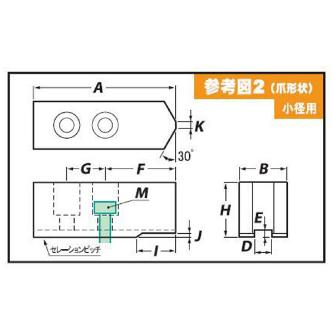 （株）アーム産業 北川用鉄生爪 HO 北川用鉄生爪 HO-10S H42