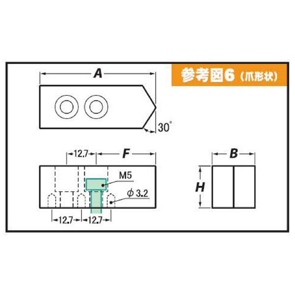 （株）アーム産業 北川用鉄生爪 KPC 北川用鉄生爪 KPC4 H19