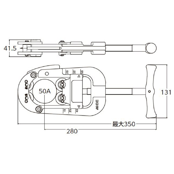 （株）ＭＣＣコーポレーション パイプカッタ PCFB パイプカッタ PCFB-50