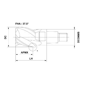 三菱マテリアル（株） ヘッド/ヘッド交換式エンドミル IMX ヘッド／ヘッド交換式エンドミル IMX10S3A12010 ET2020