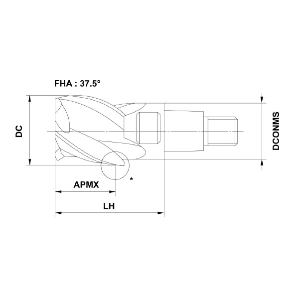 三菱マテリアル（株） ヘッド/ヘッド交換式エンドミル IMX ヘッド／ヘッド交換式エンドミル IMX10S3A12010 ET2020