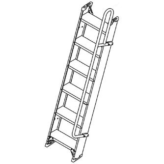 長谷川工業（株） FLW2.0用オプション手摺 FLW2.0 ＦＬＷ２．０用オプション手摺 FLW2.0-TU