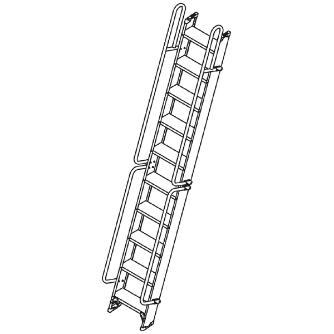 長谷川工業（株） FLW2.0用オプション手摺 FLW2.0 ＦＬＷ２．０用オプション手摺 FLW2.0-TS