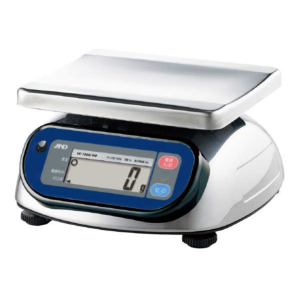 （株）エ－・アンド・デイ デジタルはかり 防水 検定付 SK-2000IWP デジタルはかり　防水　検定付 SK-2000IWP-A3 ﾁｸ3