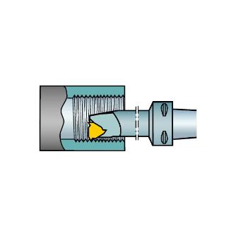 サンドビック（株） コロスレッド266ねじ切りヘッド 【F】 C6-266 コロスレッド２６６ねじ切りヘッド　【Ｆ】 C6-266RKF-19075-22