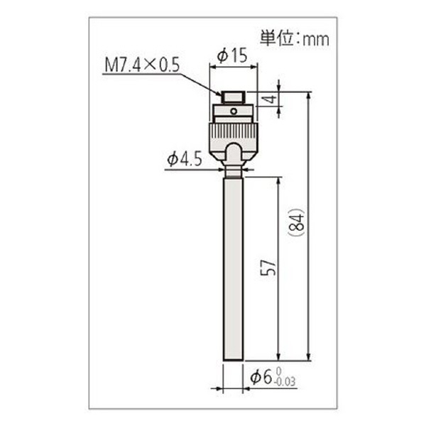 （株）ミツトヨ テストインジケータ 部品 21CZA230 テストインジケータ　部品 21CZA230/ﾕﾆﾊﾞｰｻﾙﾎﾙﾀﾞ 6D