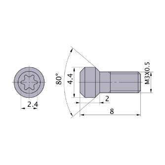 三菱マテリアル（株） クランプねじ TS クランプねじ TS3SB