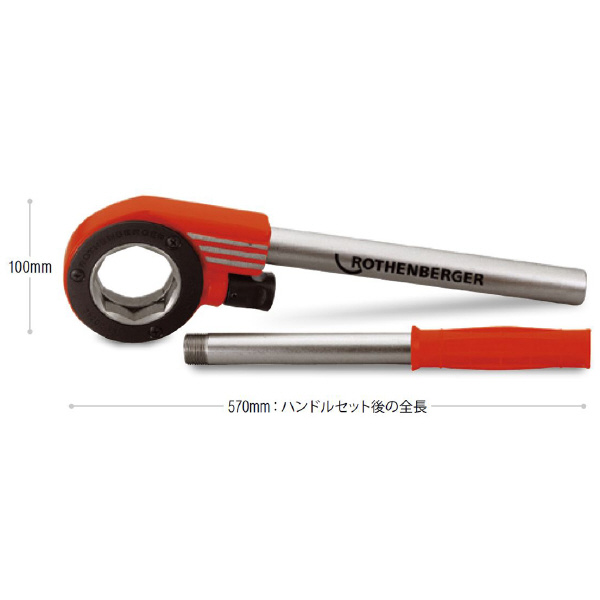 アサダ（株） 手動ねじ切機 R70881 ハンドスレッダセット3 手動ねじ切機 R70881 ﾊﾝﾄﾞｽﾚｯﾀﾞｾｯﾄ3