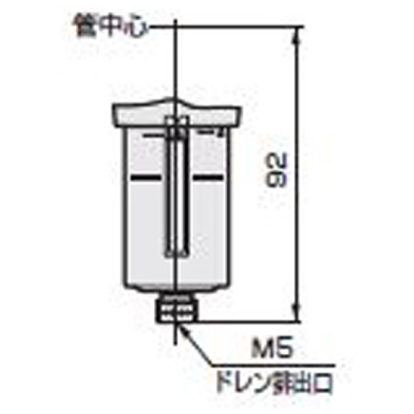 ＣＫＤ（株） エアフィルタ 白色シリーズ F1000 エアフィルタ　白色シリーズ F1000-6-W-F1