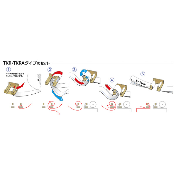 オーエッチ工業（株） タイトロン 止金具 TKR タイトロン　止金具 TKR30-0.3T/300P