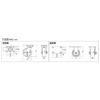 オーエッチ工業（株） スーパーストロングキャスター HX34FU スーパーストロングキャスター HX34FU-200