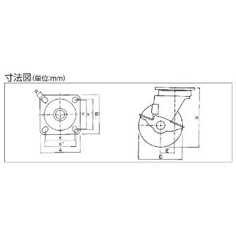 オーエッチ工業（株） 自在車・ゴム SHS 自在車・ゴム SHS-R100