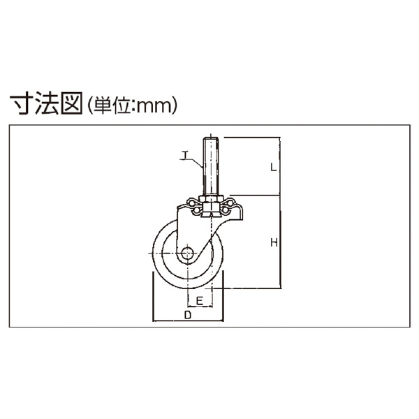 オーエッチ工業（株） ねじ自在車・ナイロン HEA ねじ自在車・ナイロン HEA-N100 M16