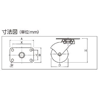 オーエッチ工業（株） ボールキャスター自在 BP ボールキャスター自在 BP-P50