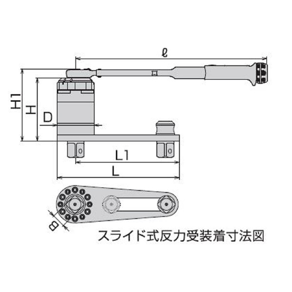 ＴＯＮＥ（株） 強力パワーレンチ(トルクレンチ付) P600AT 強力パワーレンチ P600AT