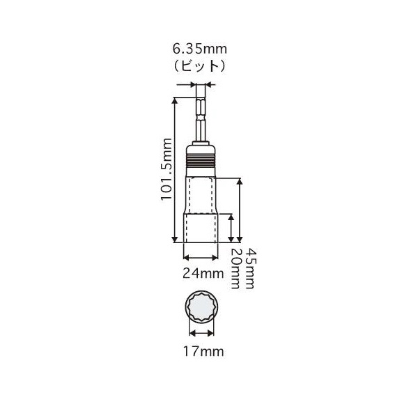 （株）ＴＪＭデザイン 耐久ソケット シングル TSK-T 耐久ソケット　シングル TSK-T17-12K