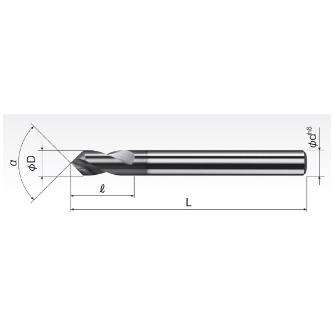 岡﨑精工（株） 超硬NC用ポイントドリル OKコート SNPDA 超硬ＮＣ用ポイントドリル　ＯＫコート SNPDA 12X60