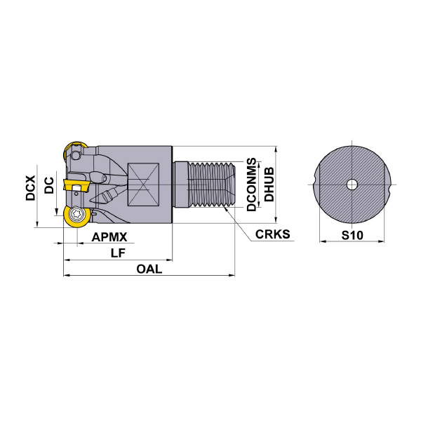 三菱マテリアル（株） カッタ 多機能用(スクリューインタイプ) ARP カッタ　多機能用（スクリューインタイプ） ARP5PR2502AM1235