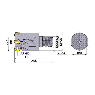 三菱マテリアル（株） カッタ 多機能用(スクリューインタイプ) ARP カッタ　多機能用（スクリューインタイプ） ARP6PR3203AM1640