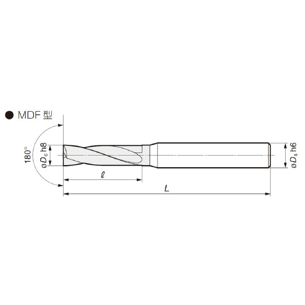 住友電気工業（株） フラットマルチドリル MDF-S フラットマルチドリル（外部給油式） MDF0030S2D ACF75