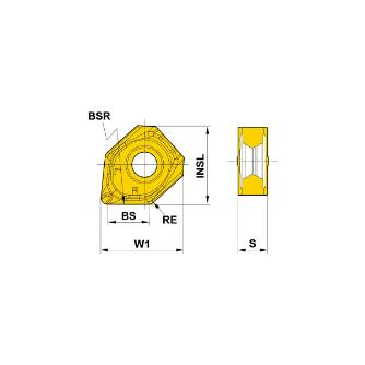 三菱マテリアル（株） カッタチップ WNGU カッタチップ（超硬コーティング） WNGU1406ANEN8C-M MC5020