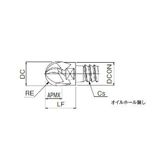 オーエスジー（株） PHOENIX ヘッド交換式エンドミル3枚刃ボールタイプ PXM PXBE ヘッド交換式エンドミル／ＰＨＯＥＮＩＸ PXBE120C12-03R060-P XP3320