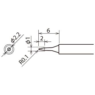 太洋電機産業（株） 替こて先RXー81HRT用 RX 替こて先ＲＸ－８１ＨＲＴ用 RX-81HRT-SB