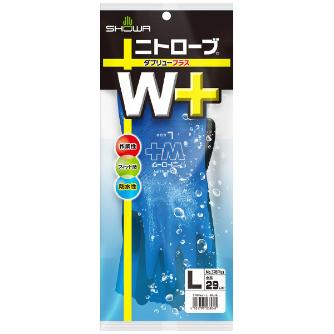 ショーワグローブ（株） ニトローブW＋(ダブリュープラス)左2本 NO378PLUS ニトローブＷ＋（ダブリュープラス）左２本 NO378PLUS-L2PM