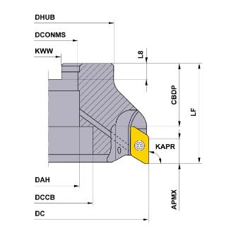 三菱マテリアル（株） カッタ 多機能用(アーバタイプ) BXD カッタ　多機能用（アーバタイプ） BXD4000-125B07RB