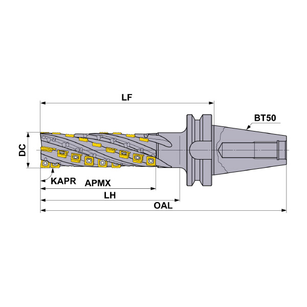 三菱マテリアル（株） カッタ 深切込み用(シャンクタイプ) SPX カッタ　深切込み用（シャンクタイプ） SPX4R05024BT50NS