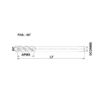 三菱マテリアル（株） アルミニウム合金加工用超硬エンドミル C3MAL アルミニウム合金加工用超硬エンドミル C3MAL D1100S10