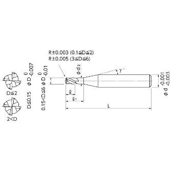 日進工具（株） 無限P+高硬度鋼高精度加工4枚刃ロングネックラジアスEM焼きばめチャック対応ショートシャンク MHRSH430RSF 無限Ｐ＋高硬度４枚刃ロングネックラジアス MHRSH430RSF 3XR0.3X12