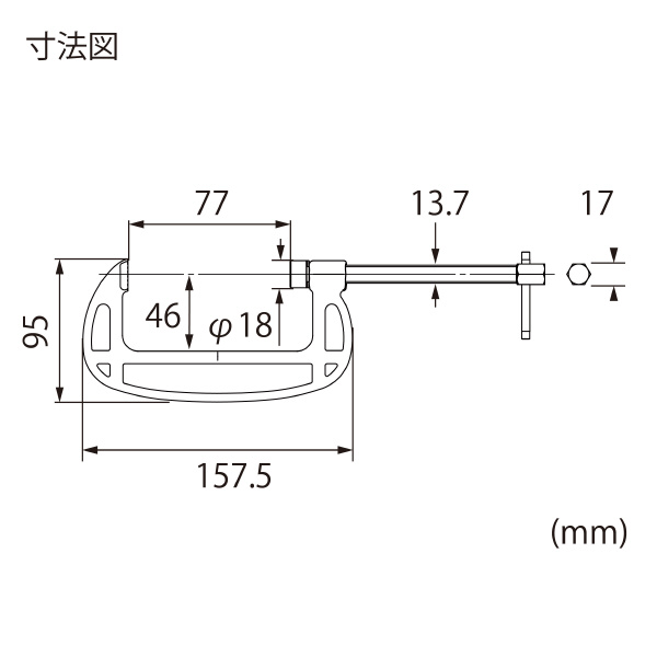 （株）ロブテックス B型シャコ万力 スタンダードタイプ B Ｂ型シャコ万力　スタンダードタイプ B75A