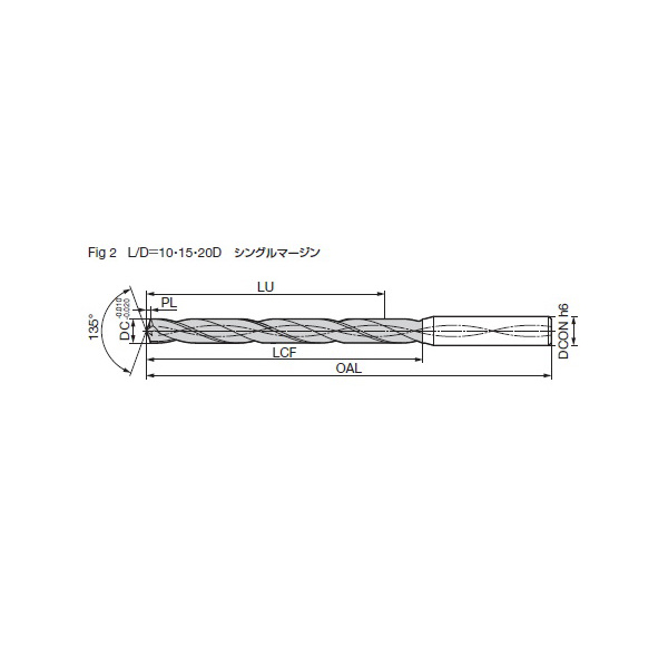 住友電気工業（株） アルミ用ソリッドドリル MDA アルミ用ソリッドドリル　ＭＤＡ型 MDA0130S03H15 DLX1700
