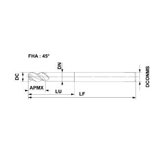 三菱マテリアル（株） アルミニウム合金加工用超硬エンドミル C3XLAL アルミニウム合金加工用超硬エンドミル C3XLAL D0600N300