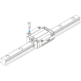 ＴＨＫ（株） LMガイド HSR25 ＬＭガイド HSR25A1SS+1000L