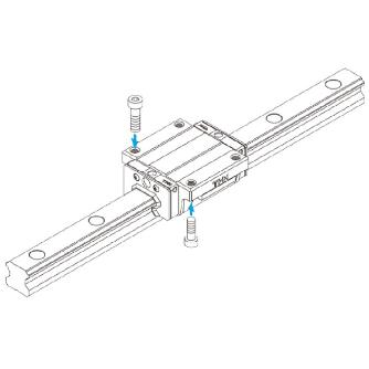 ＴＨＫ（株） LMガイド HSR20 ＬＭガイド HSR20C1SS+820L