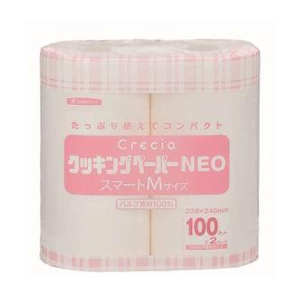 日本製紙クレシア（株） クレシア クッキングペーパー クレシアクッキングペーパー／大箱単位 38770 NEO ｽﾏｰﾄMｻｲｽﾞ 100ｶｯﾄ2ﾛｰﾙ