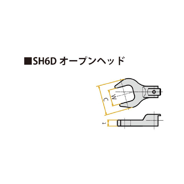 （株）東日製作所 オープンヘッド SH6DX オープンヘッド SH6DX6