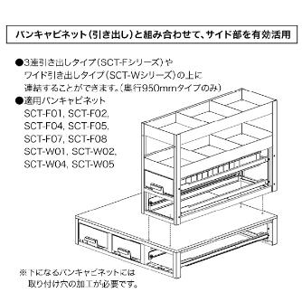 ジェフコム（株） バンキャビネット(サイド棚) SCT バンキャビネット（サイド棚） SCT-S11