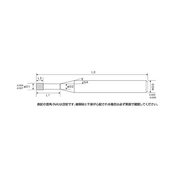 ＴＯＷＡ（株） ionDepoA 超硬スクエアエンドミル IALS430 ｉｏｎＤｅｐｏＡ　超硬スクエアエンドミル IALS430-0100-0400